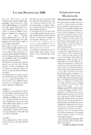 Internationaler Mathematik Städtewettbewerb