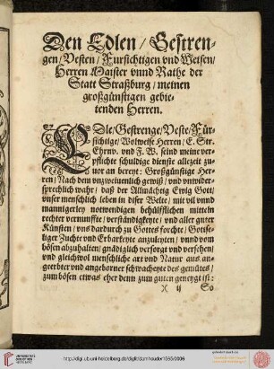 Vorrede (Michael Beuther)