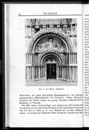 Abb. 16. San Marco. Hauptportal