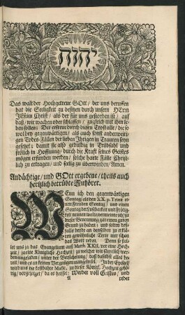 [Christliche Leich-Predigt]