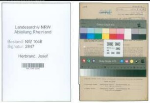 Entnazifizierung Josef Herbrand , geb. 22.02.1900 (Sparkasseninspektor)