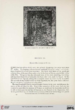Section IV: Recent discoveries in Egypt