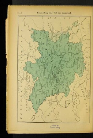 Brandenburg und Teil der Grenzmark