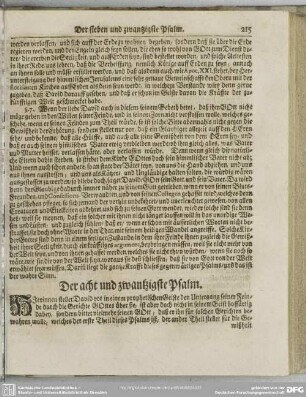 Der acht und zwantzigste Psalm