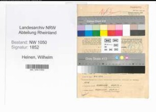 Entnazifizierung Wilhelm Heinen , geb. 21.04.1899 (Landwirt)