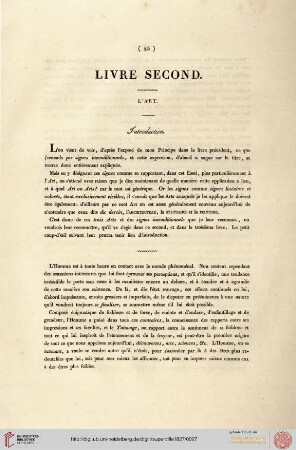 Livre second