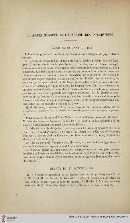 Bulletin mensuel de l'académie des inscritptions