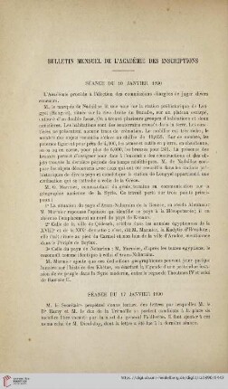Bulletin mensuel de l'académie des inscritptions