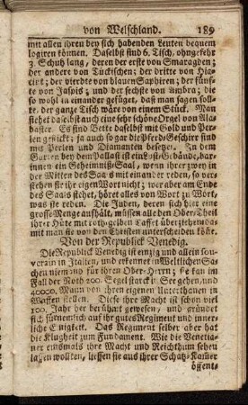 Von der Republick Venedig.