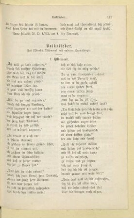 Volkslieder
