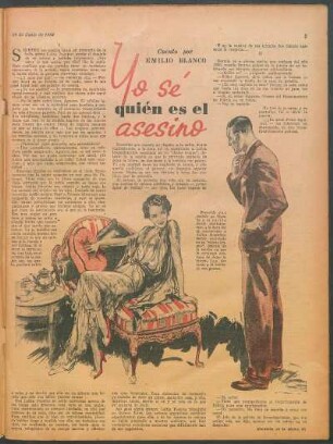 Yo sé quién es el asesino : Cuento por Emilio Blanco