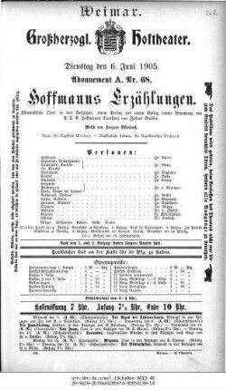 Hoffmanns Erzählungen