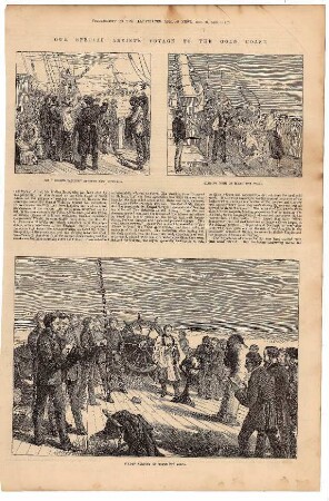 Voyage to the Gold Coast: The "Tender Parting" opposite New Brighton.- Morning Bath on Board the "Volta".- Sunday Morning on Board the "Volta"