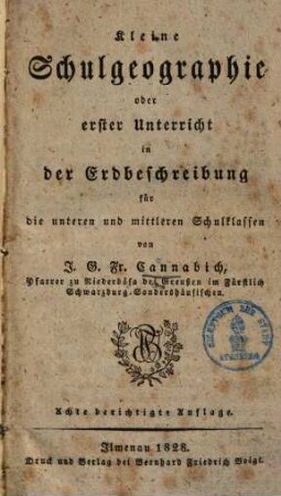 Kleine Schulgeographie