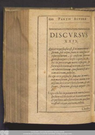 Discursus XXIX.