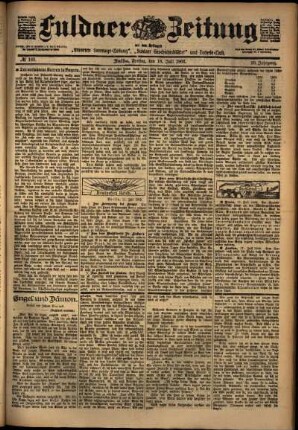 Ausgabe vom Freitag, den 18. Juli 1902.