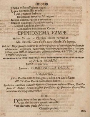 Epiphonema famæ.