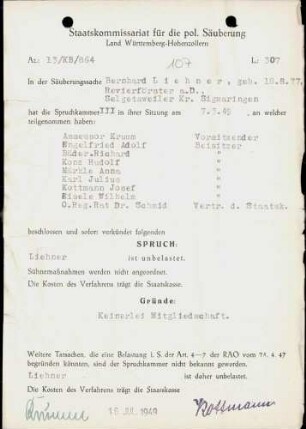 Liehner, Bernhard