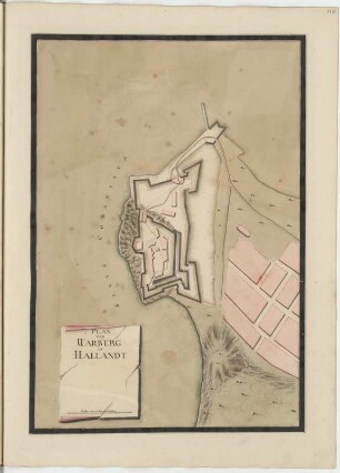 Plan von Warberg in Hallandt