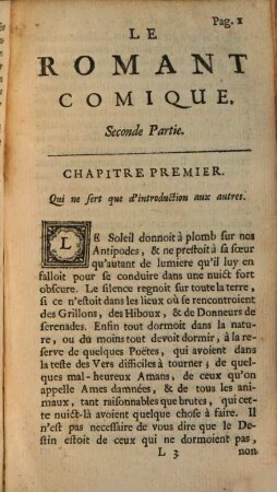 Le Romant Comique De Mr. Scarron, 2