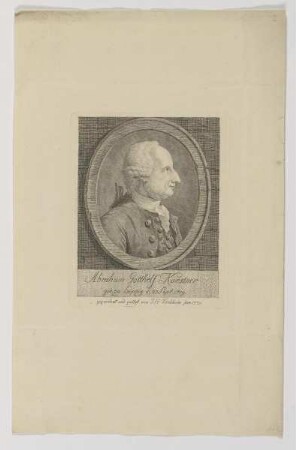 Bildnis des Abraham Gotthelf Kaestner