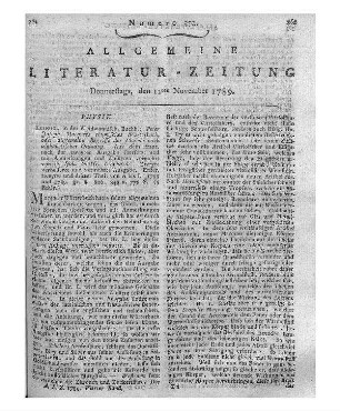 1789: Allgemeine Literatur-Zeitung