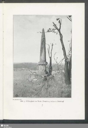 Distanzsäule bei Nieder-Reinsberg