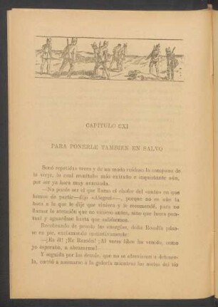 Capítulo CXI - Para ponerle también en salvo