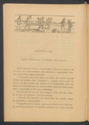 Capítulo CXI - Para ponerle también en salvo