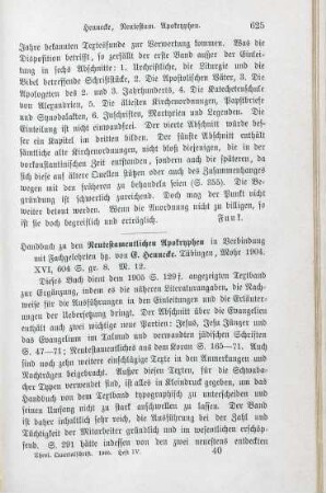 625-626 [Rezension] Handbuch zu den neutestamentlichen Apokryphen