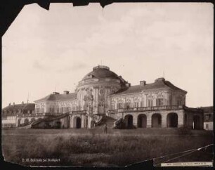 Schloss Solitude, Stuttgart: Eingangsseite