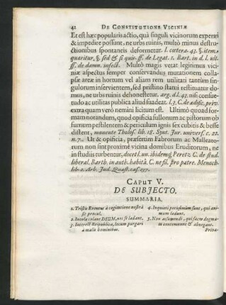 Caput V. De Subiecto.