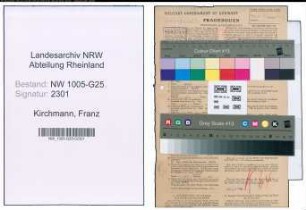 Entnazifizierung Franz Kirchmann , geb. 28.08.1897 (Kohlenhaendler)