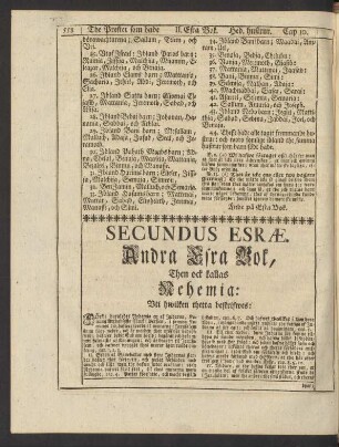 Secundus Esræ. Andra Esra Bok, Then ock kallas Nehemia: ...