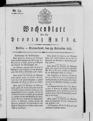Nr. 39, Ausgabe vom 29. September 1832