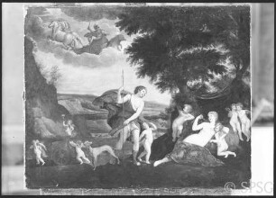 Albani, Francesco: Adonis nimmt Abschied von Venus, GK I 7723.