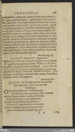 CCCCXCV. De Principe quodam Saxonia, & scurra quodam, quem vocamus den Ulenspiegel