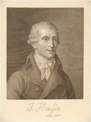 Stahlstich Joseph Haydn