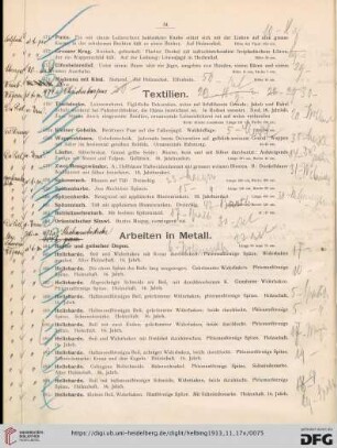 Textilien (Nr. 475-483)
