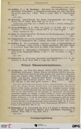 Wiener Häuserschematismen (Nr. 147-182)