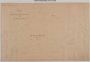 Hennef, Strecke Hennef - Asbach: Auszug aus der Grundsteuer-Gemarkungskarte nach der Zusammenlegung. Gemarkung Geistingen.