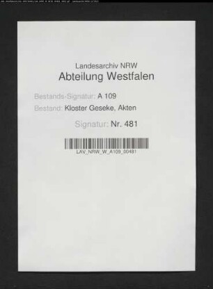 Verzeichnis der dem Präsenzienamt zu liefernden Kornpächte.
