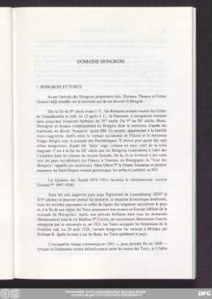 Domaine Hongrois