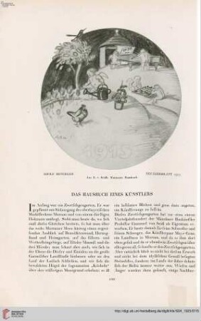40: Das Hausbuch eines Künstlers