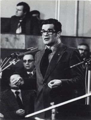Konrad Wolf : Eröffnungsfeier der Akademie der Künste der DDR im Langenbeck-Virchow-Haus anlässlich der Einweihung des neuen Gebäudes