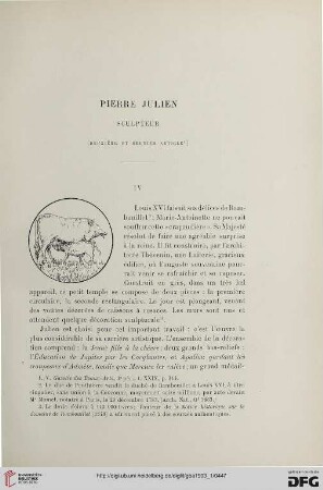 3. Pér. 29.1903: Pierre Julien, [2] : sculpteur