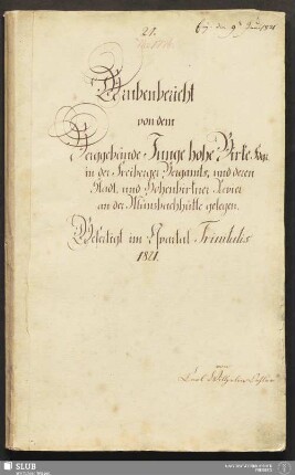 Grubenbericht von dem Berggebäude Junge hohe Birke Fdgr. in der Freyberger Bergamts- und deren Stadt- und Hohenbirkner Revier an der Münzbachhütte gelegen - 18.6446 4.