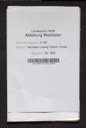 6 Briefe von August Wilhelm von Wedemeyer