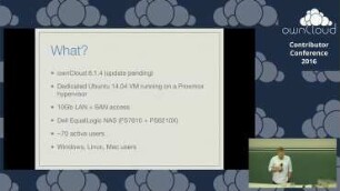 ownCloud using our SAN storage