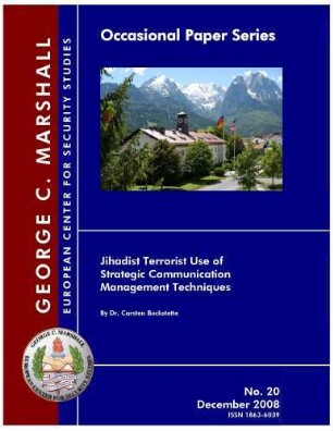Jihadist terrorist use of strategic communication management techniques